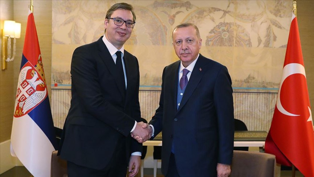 Cumhurbaşkanı Recep Tayyip Erdoğan, Sırbistan Cumhurbaşkanı Aleksandar Vucic ile telefonda