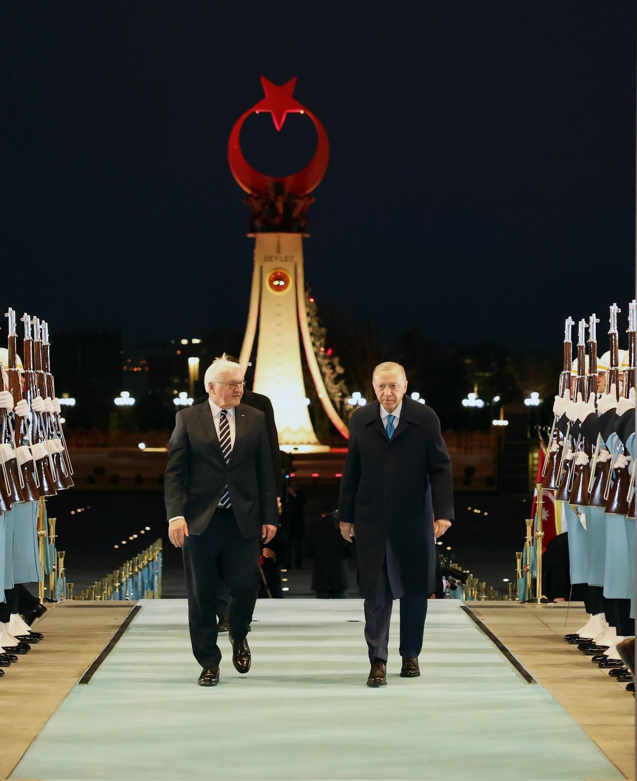 Cumhurbaşkanı Erdoğan ve Almanya Cumhurbaşkanı Steinmeier'in Görüşmesi