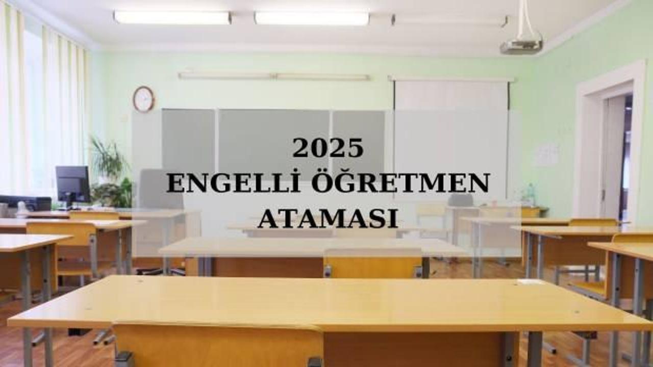 Cumhurbaşkanı Erdoğan, 2025 yılı için engelli öğretmen atamalarına dair müjdeyi