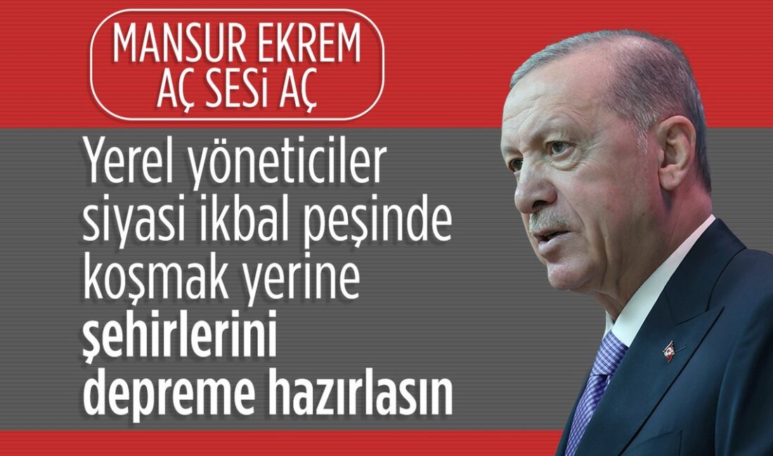 Cumhurbaşkanı Erdoğan, deprem felaketi sonrası yerel yönetimlere kritik uyarılarda bulundu.