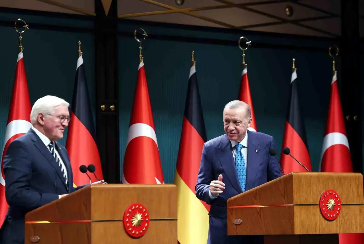 Cumhurbaşkanı Erdoğan'ın Almanya ziyareti ve ortak basın toplantısında iki ülke
