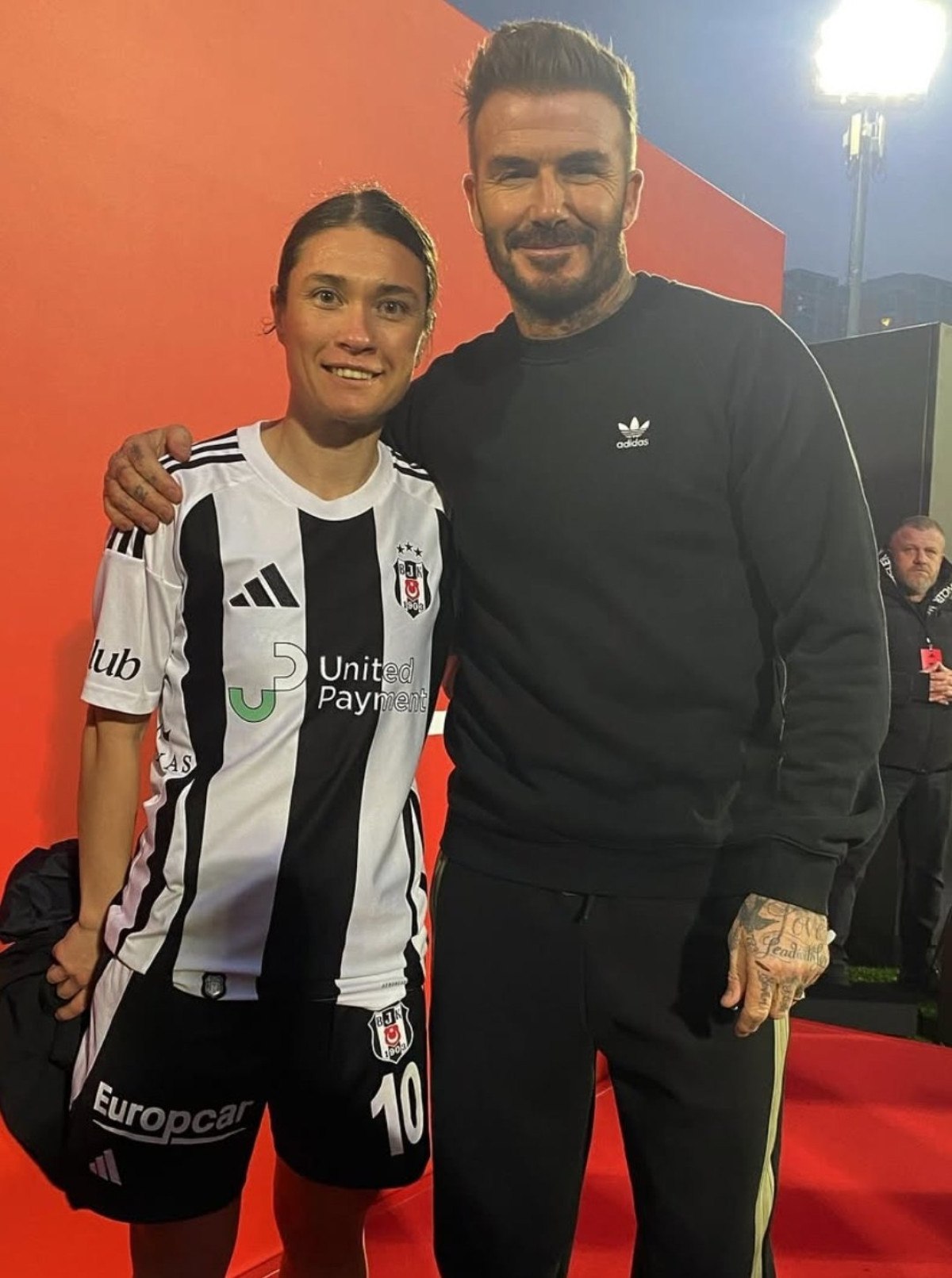 David Beckham Beşiktaş Kadın Futbol Takımı ile Buluştu