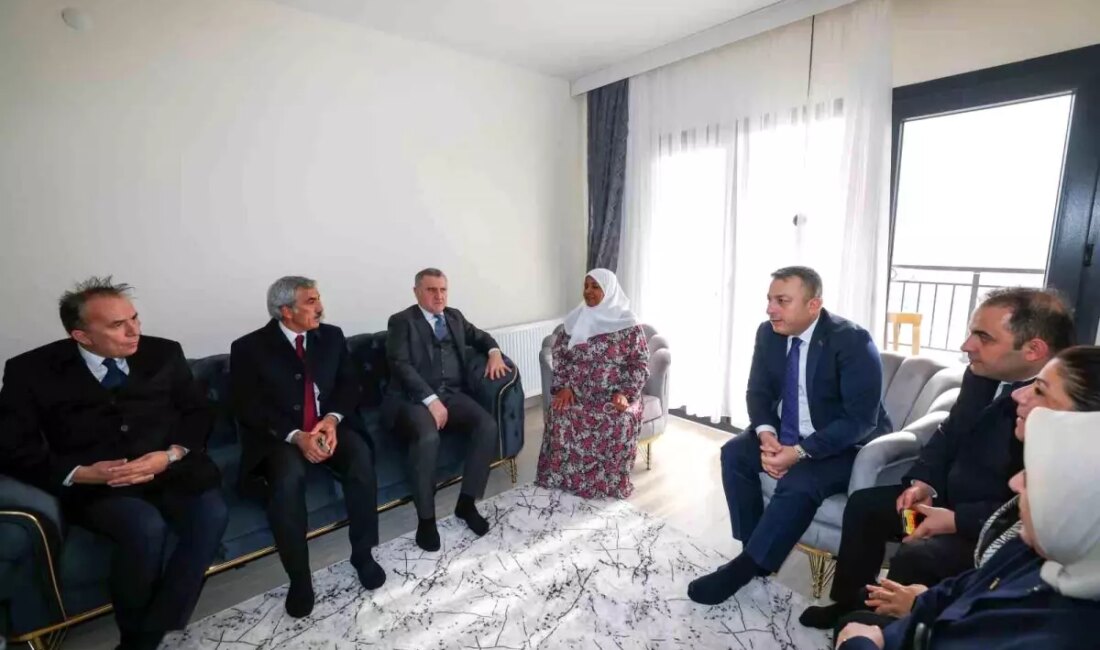 Kahramanmaraş merkezli 6 Şubat depremlerinden etkilenen Kilis'te yapılan deprem konutlarına