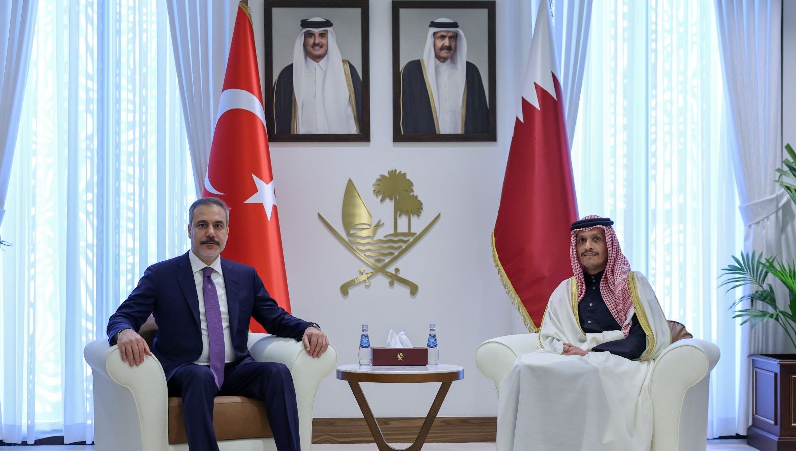 Dışişleri Bakanı Hakan Fidan'ın Katar ziyareti sırasında Gazze'deki ateşkes değerlendirmeleri