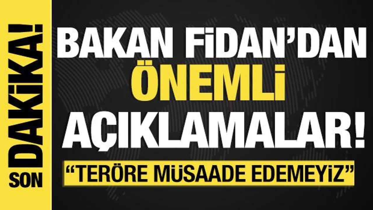 Dışişleri Bakanı Hakan Fidan'ın Katar ziyareti sırasında Suriye'ye yönelik yaptığı