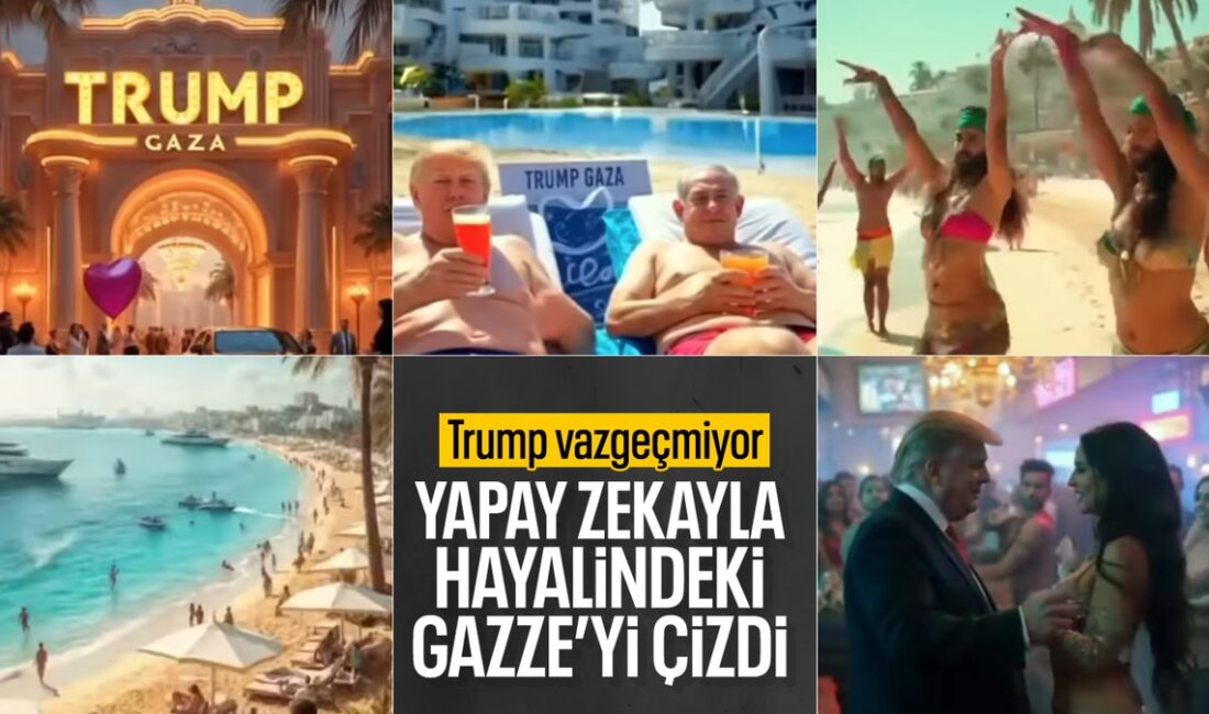 ABD Başkanı Donald Trump, Gazze planının yapay zeka versiyonunu hazırlatarak