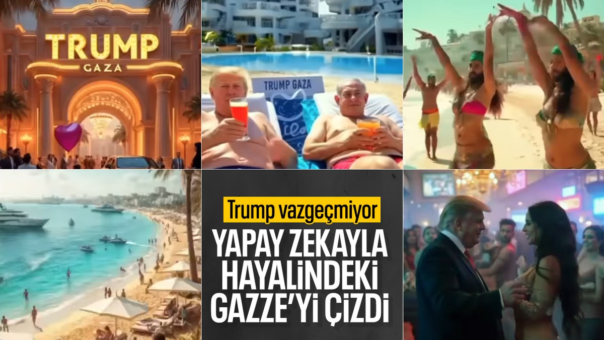 ABD Başkanı Donald Trump, Gazze planının yapay zeka versiyonunu hazırlatarak