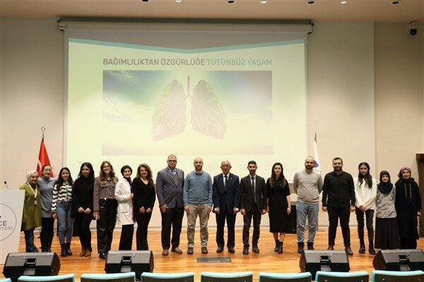 DÜBAM tarafından 9 Şubat Dünya Sigarayı Bırakma Günü dolayısıyla düzenlenen
