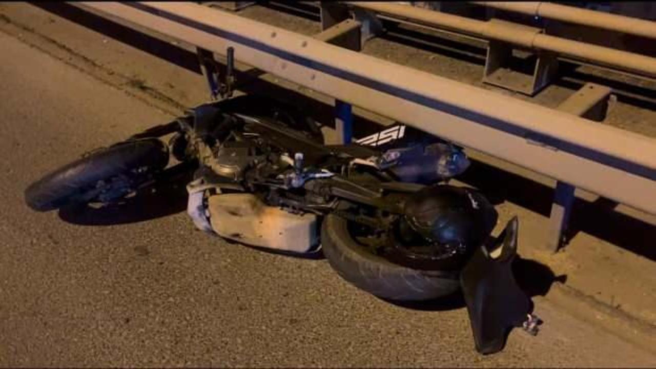 Edirne'de meydana gelen motosiklet kazasında genç bir sürücü hayatını kaybetti.