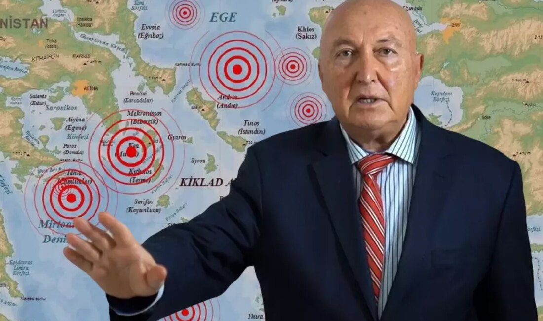 Ege Denizi'nde meydana gelen deprem fırtınası, Santorini ve çevresindeki bölgeler