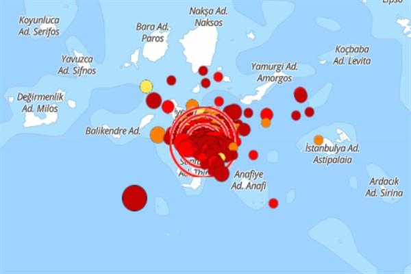 Yunanistan'da Paniğe Sebep Olan Depremler