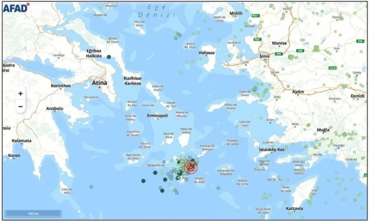 Ege Denizi'nde Sismik Hareketlilik: Santorini Adası'ndaki Depremler