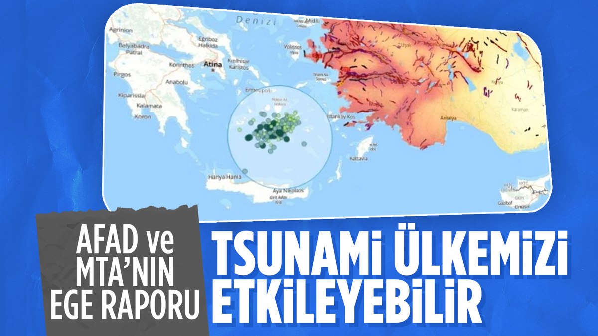 Ege Denizi'nde bulunan Santorini Adası'ndaki deprem ve volkanik hareketlilik, adanın