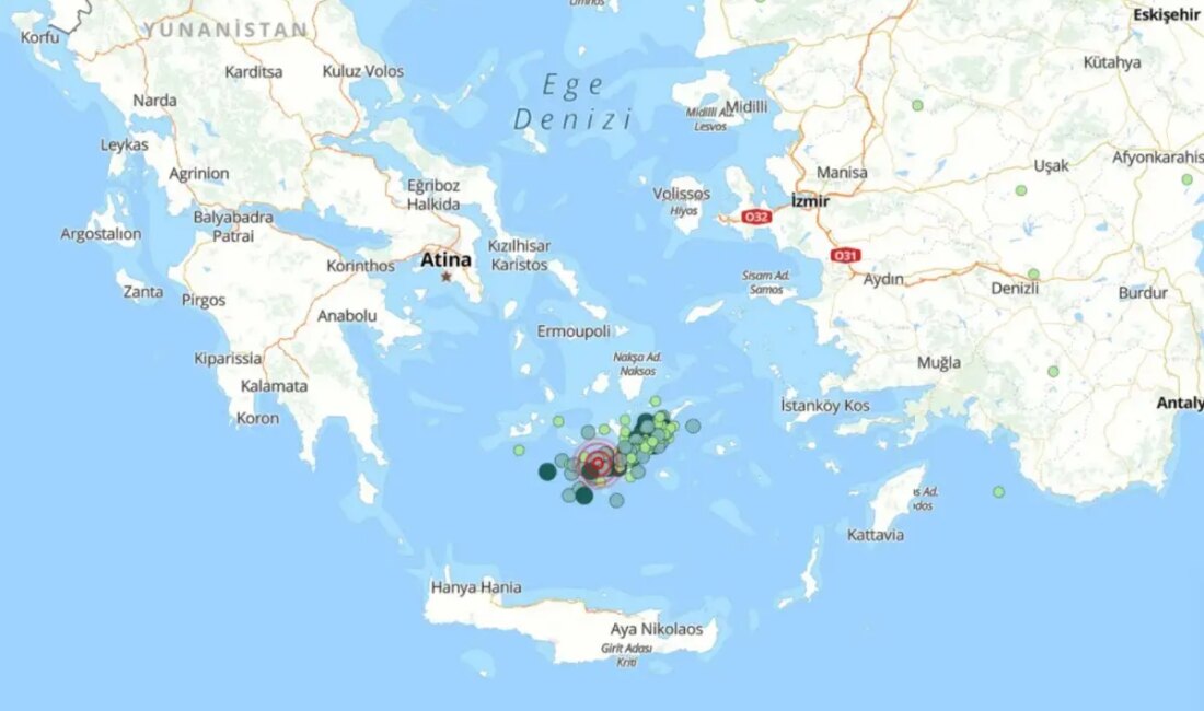 Ege Denizi'nde yaşanan yoğun sismik hareketlilik, bölgenin jeolojik yapısını ve