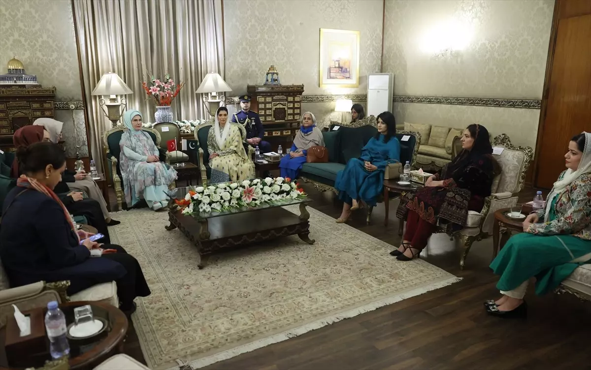Emine Erdoğan ile Asıfa Butto Zerdari'nin önemli görüşmesi, iki ülke