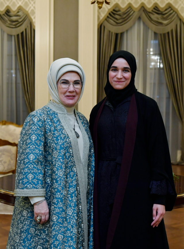 Emine Erdoğan ve Latife El Durubi'nin Görüşmesi: Kadınların Güçlendirilmesi ve İnsani Yardımlar Üzerine