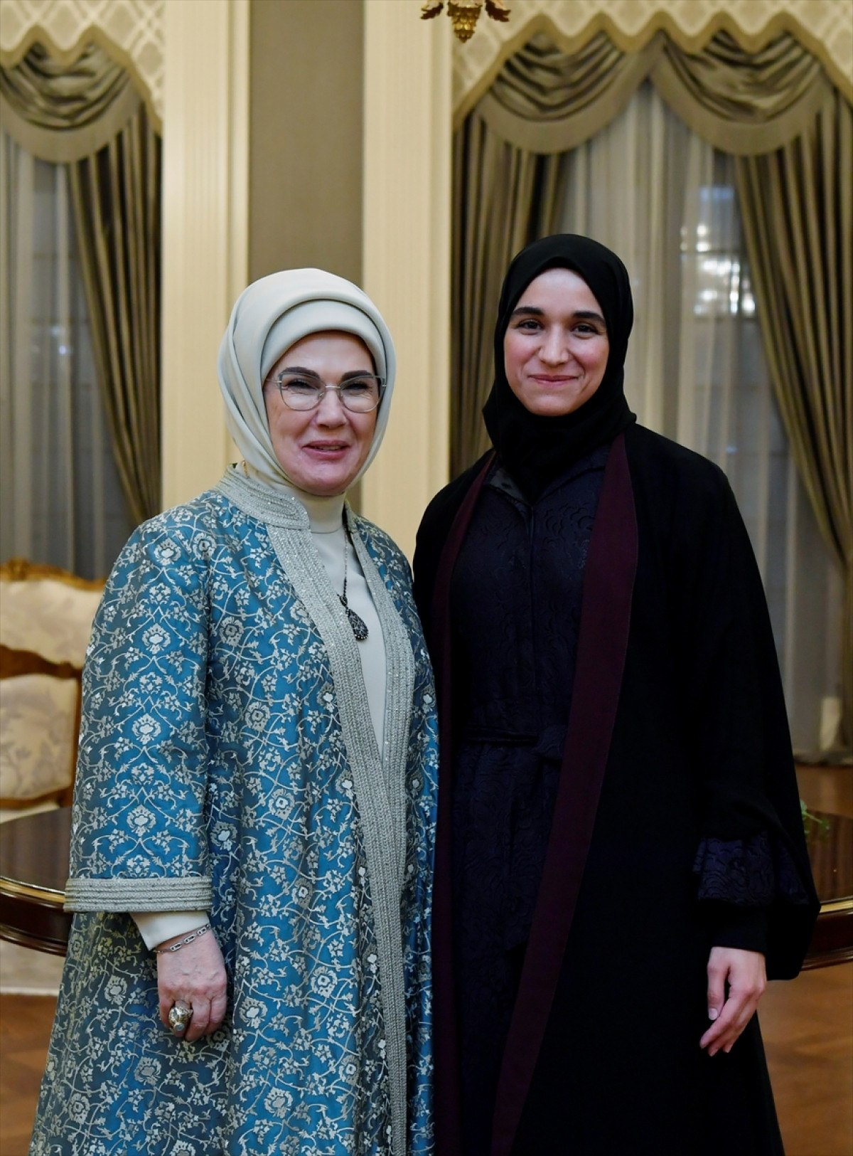 Emine Erdoğan ve Latife El Durubi'nin Görüşmesi