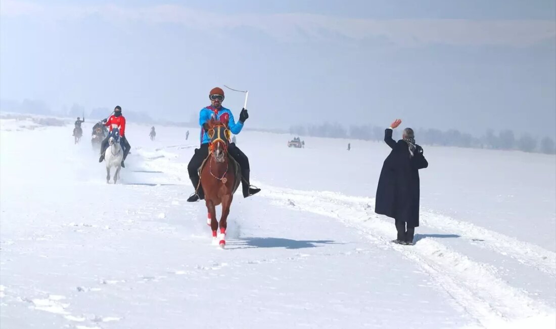 Erzurum'da Mahalli At Yarışı Coşkusu! Geleneksel yarışların heyecanı, atların zarafeti