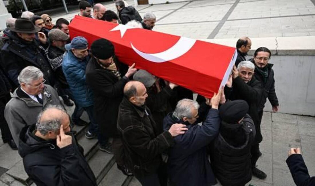 Etem Çalışkan için düzenlenen cenaze töreni, dostları ve ailesi tarafından