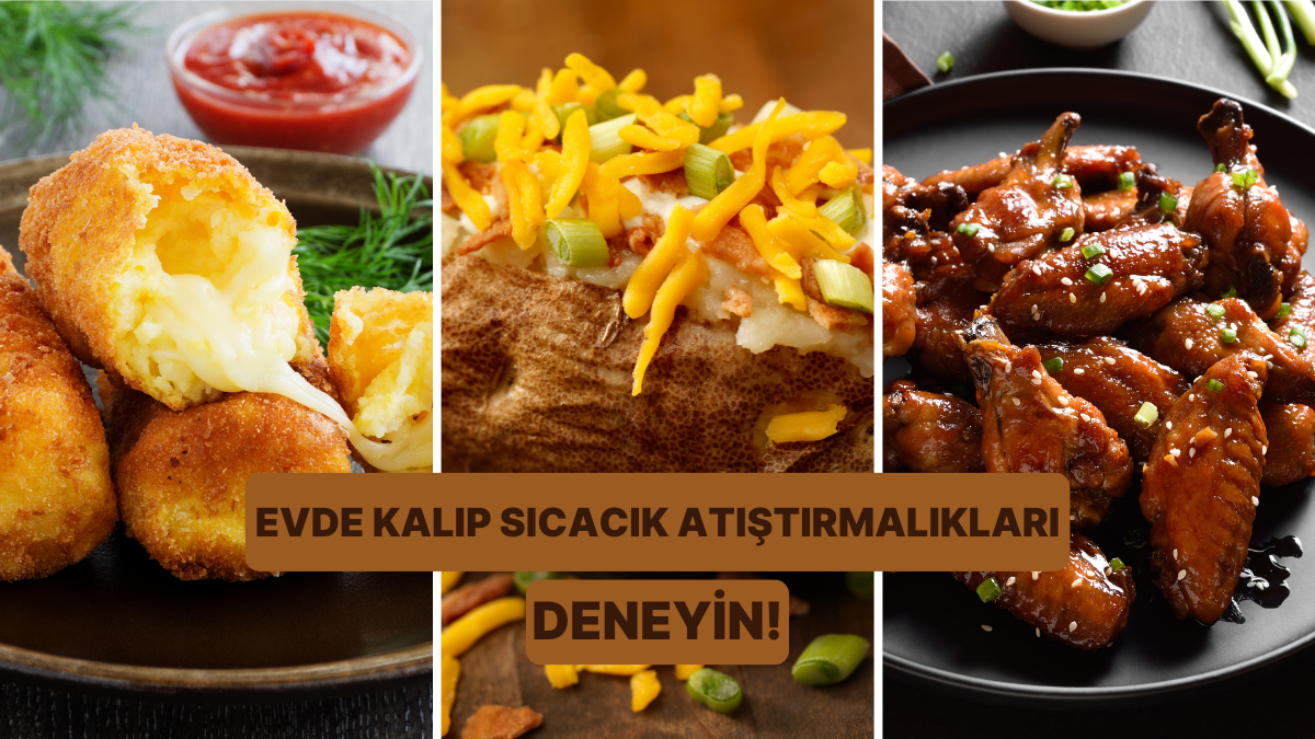 Evde yapabileceğiniz pratik atıştırmalık tarifleri ile lezzetli ve sağlıklı atıştırmalıklar