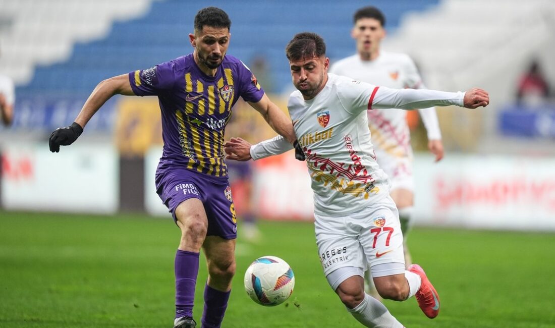 Üstün Lig'in 24. haftasında Eyüpspor, alanında Kayserispor ile 1-1 berabere