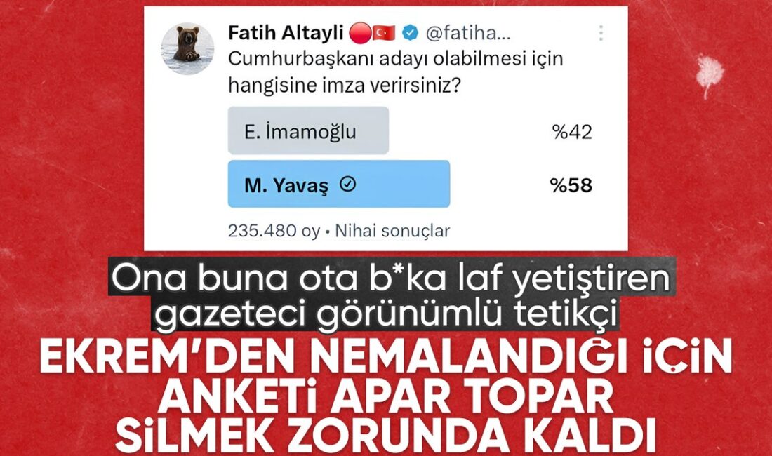 CHP’de ön seçim tartışmaları sürerken Fatih Altaylı’nın toplumsal medya anketi