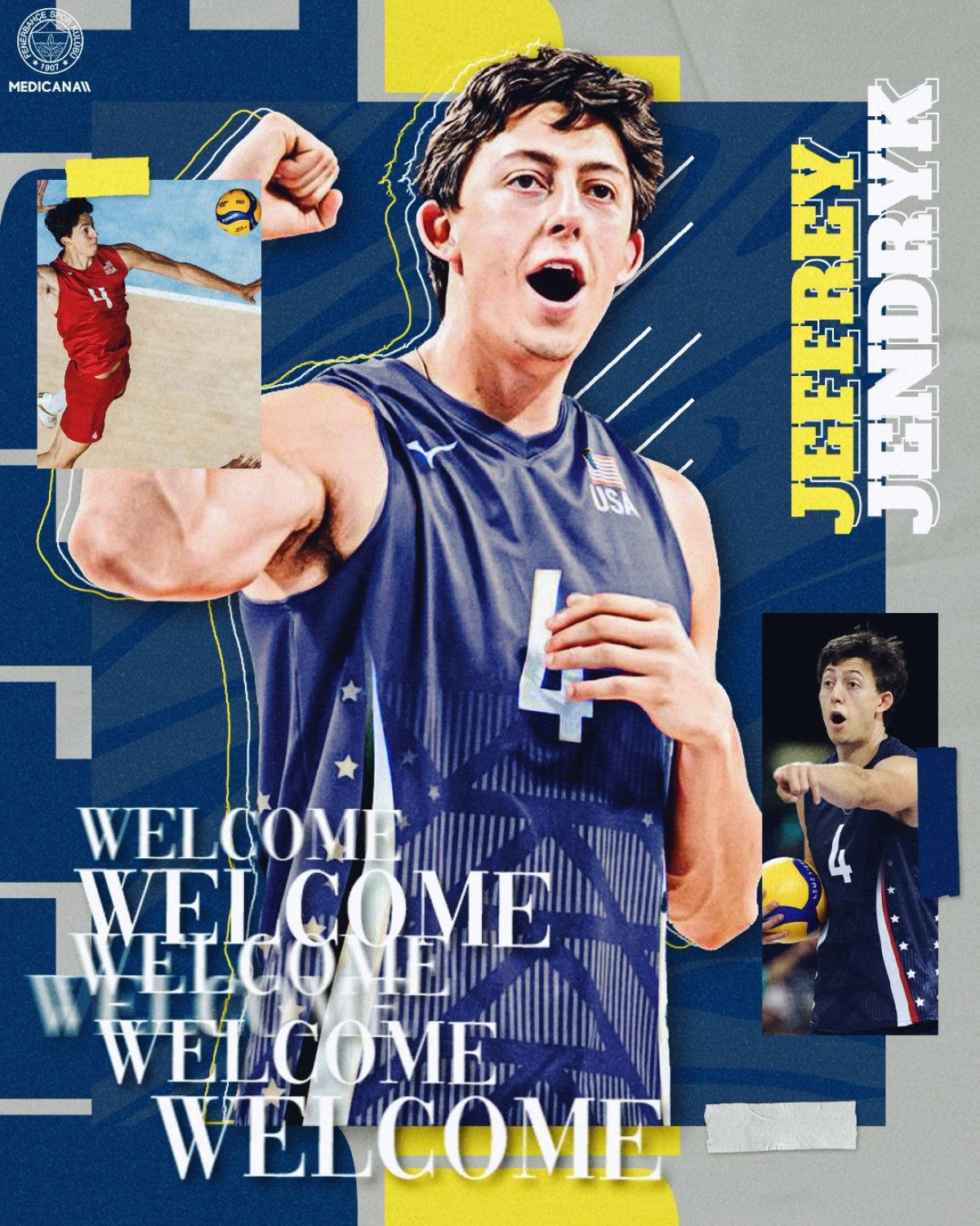 Fenerbahçe Erkek Voleybol Takımı, Jeffrey Jendryk ile Anlaştı