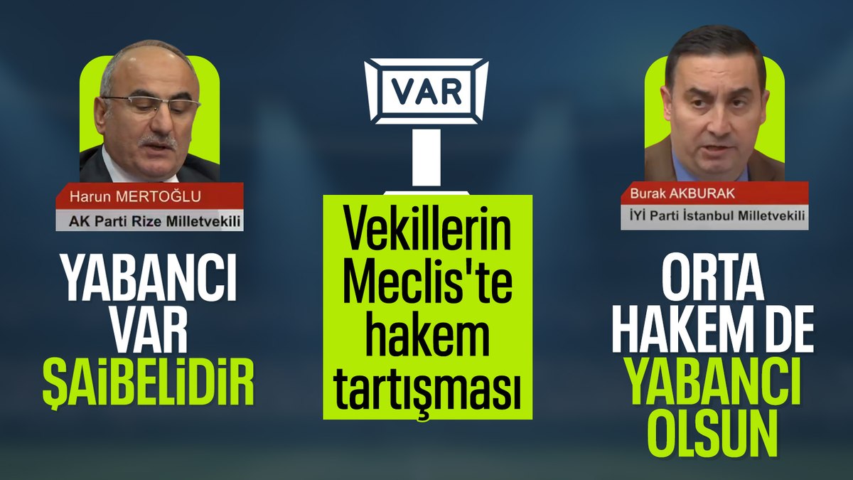 Fenerbahçe-Rizespor maçı sonrası hakem kararları, Türkiye Büyük Millet Meclisi'nde tartışılmaya