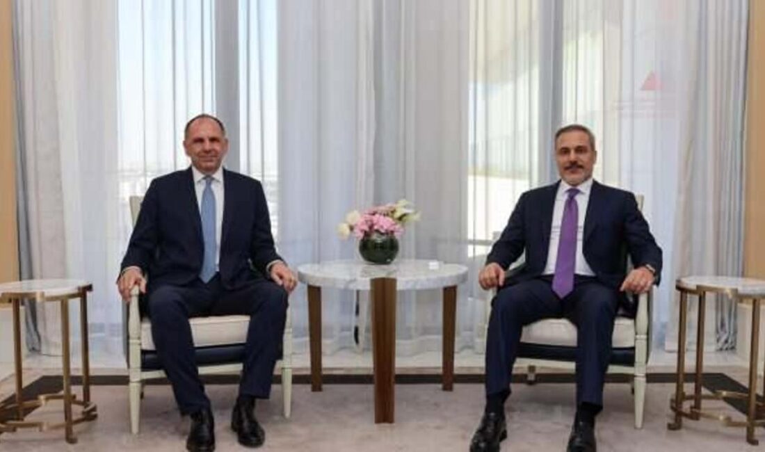 Fidan ve Yerapetritis'in ikili ilişkiler üzerine gerçekleştirdiği görüşme, iki ülke