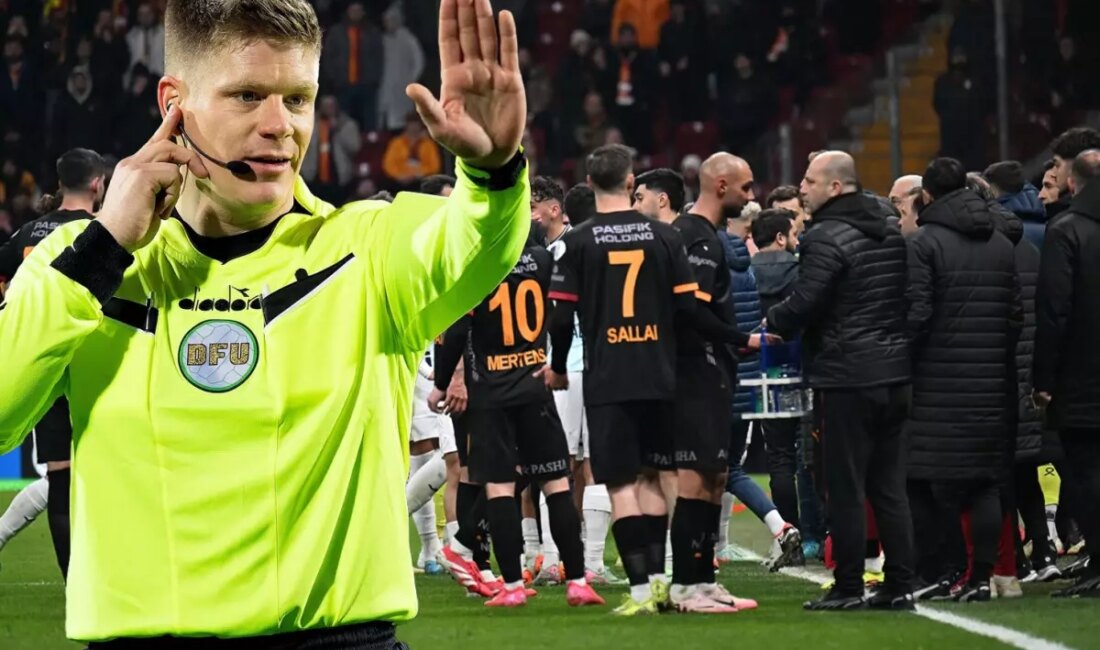Galatasaray-Adana Demirspor maçında VAR hakemi Jakob Sundberg'e verilen kırmızı kart,