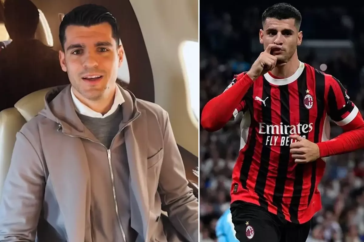 Galatasaray, İspanyol forvet Alvaro Morata'nın kiralık transferi için AC Milan
