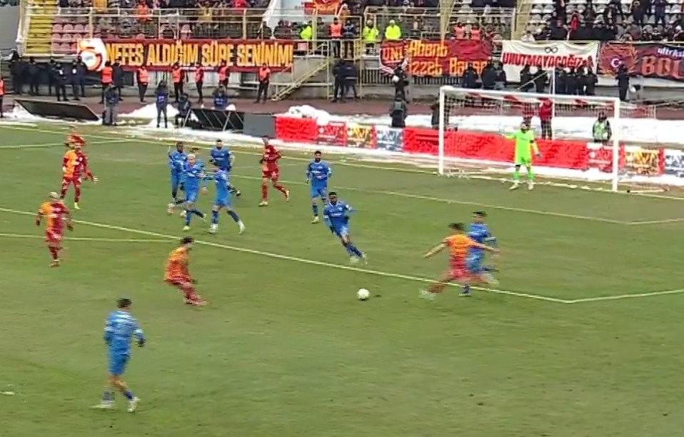 Galatasaray, Boluspor'u 2-1 Mağlup Etti