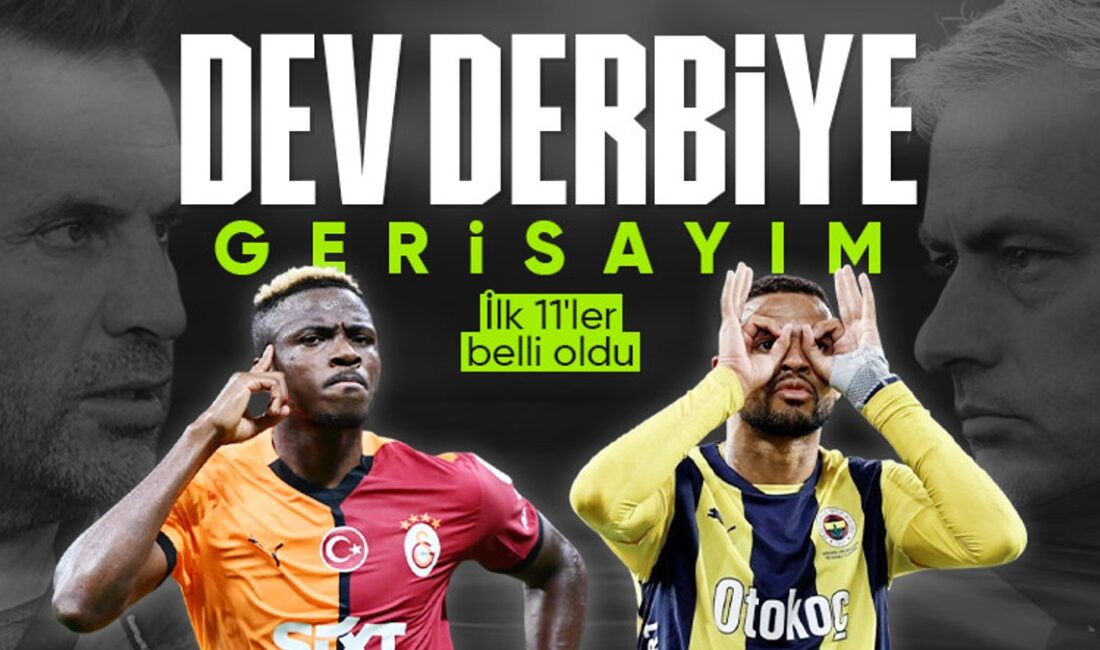Ezeli rakipler Galatasaray ile Fenerbahçe Harika Lig'in 25. haftasında karşı
