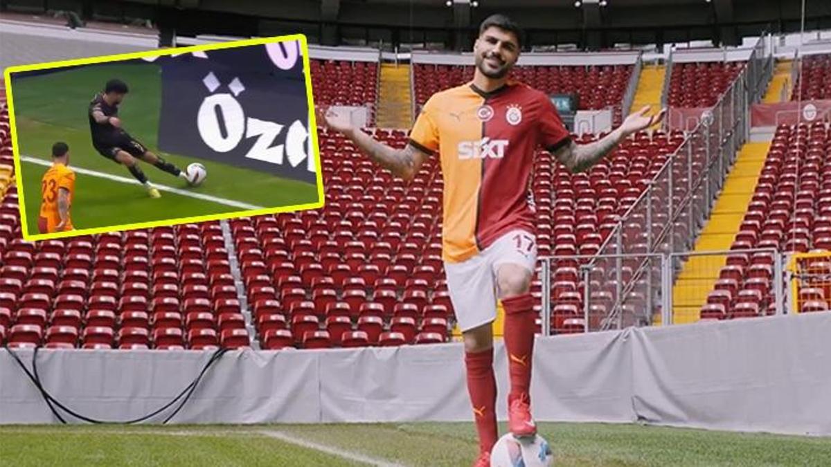 Galatasaray ve Trabzonspor arasında oynanan maçta yaşanan tartışmalı gol pozisyonu,