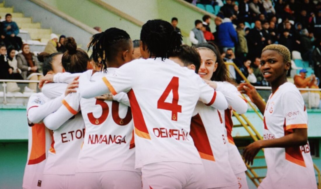 Galatasaray, Ünye Kadın Spor Kulübü'nü 8-1 yenerek şampiyonluğa doğru emin