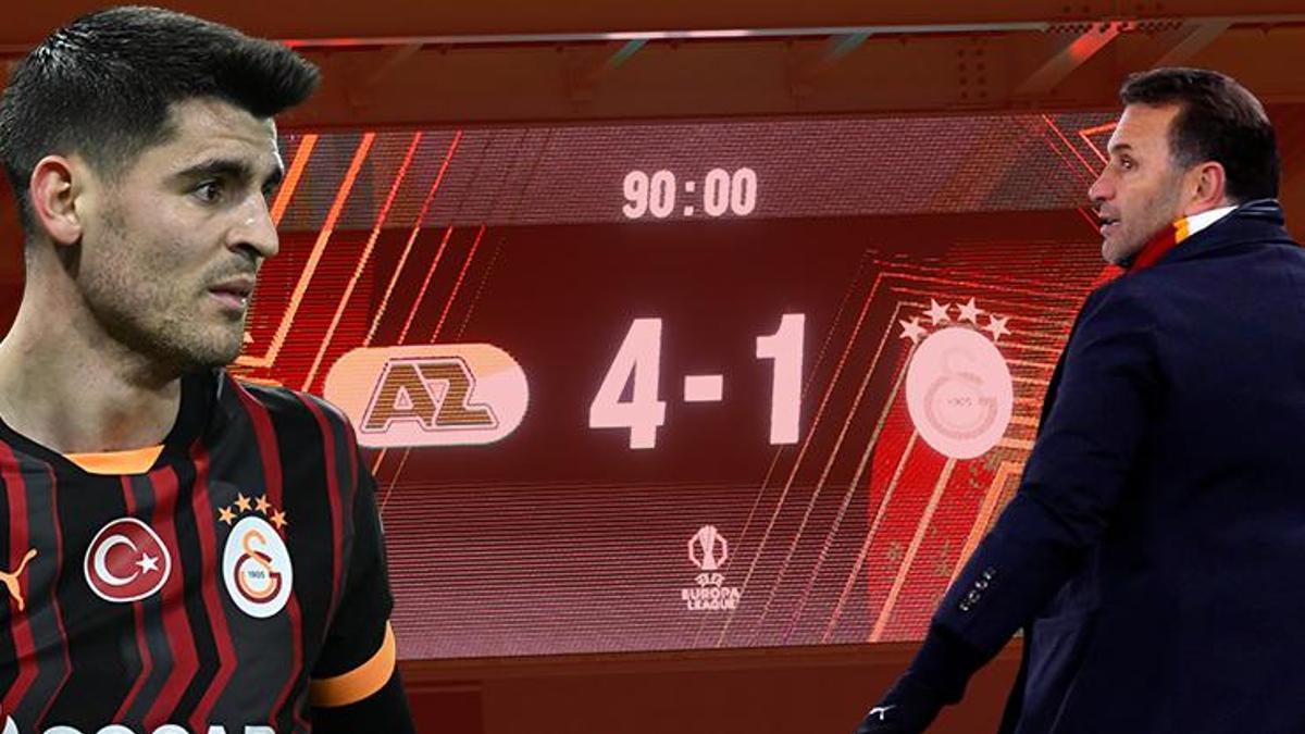 Galatasaray, AZ Alkmaar karşısında aldığı mağlubiyetin ardından Okan Buruk'un değerlendirmelerini