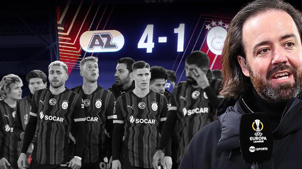 Galatasaray, Avrupa Ligi'nde AZ Alkmaar'a 4-1 mağlup olarak hayal kırıklığı