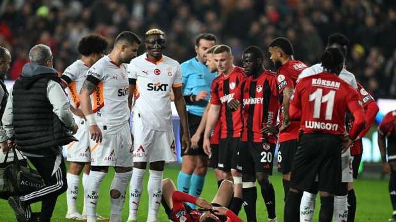 Galatasaray'ın Gaziantep FK ile oynayacağı maçta cezalı durumlar hakkında bilgilere