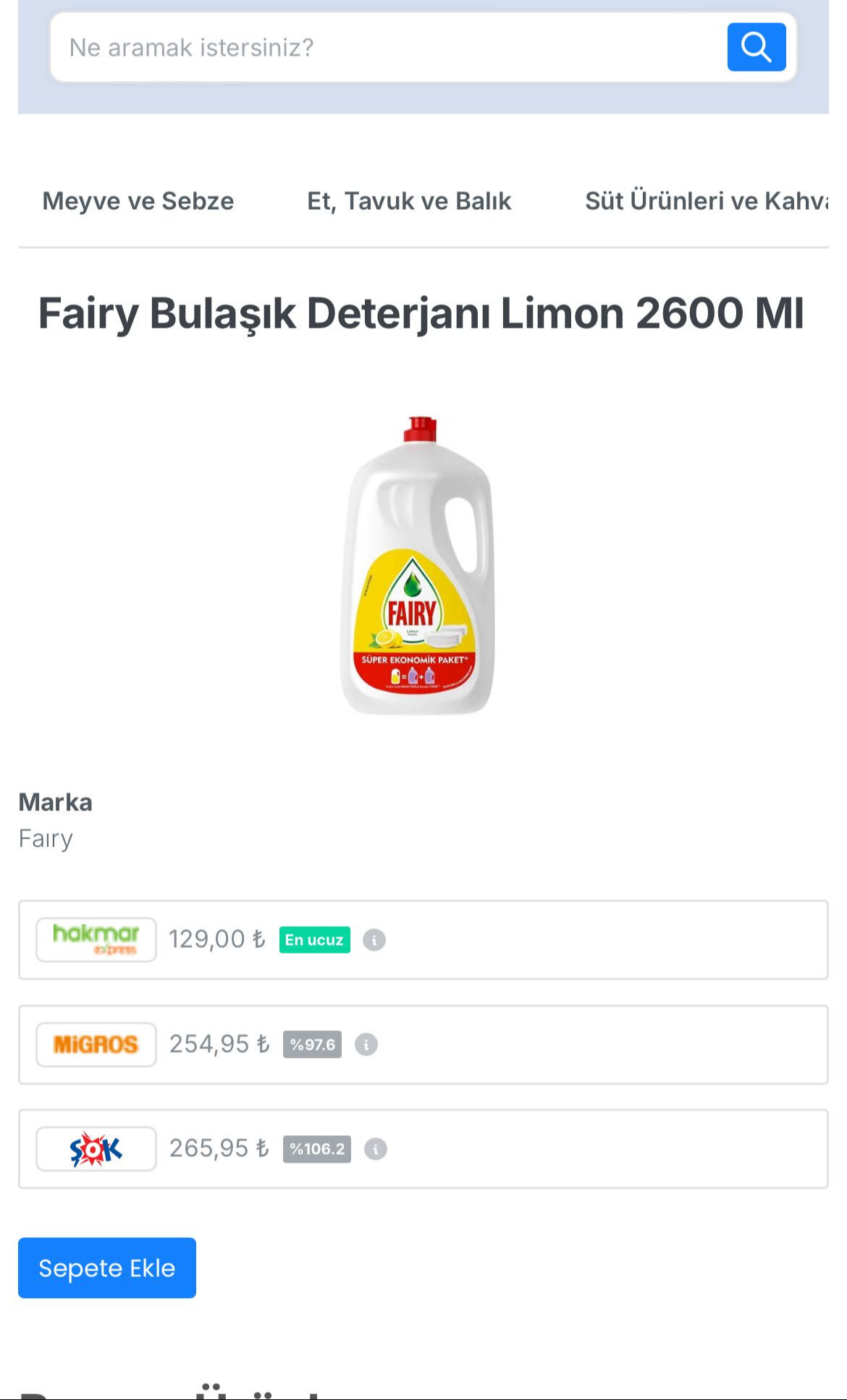 Gıda Fiyatları Üzerindeki Denetimler Devam Ediyor
