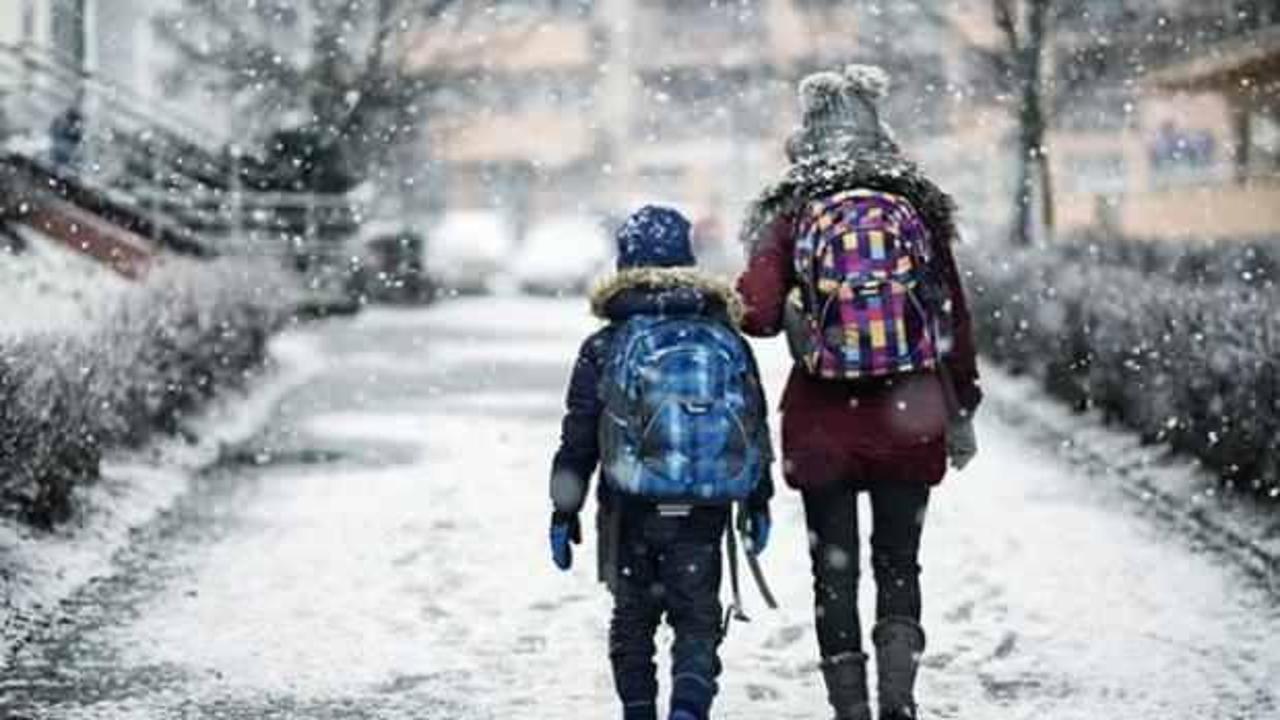 Giresun'da etkili olan kar yağışı nedeniyle eğitim kurumlarında eğitime ara