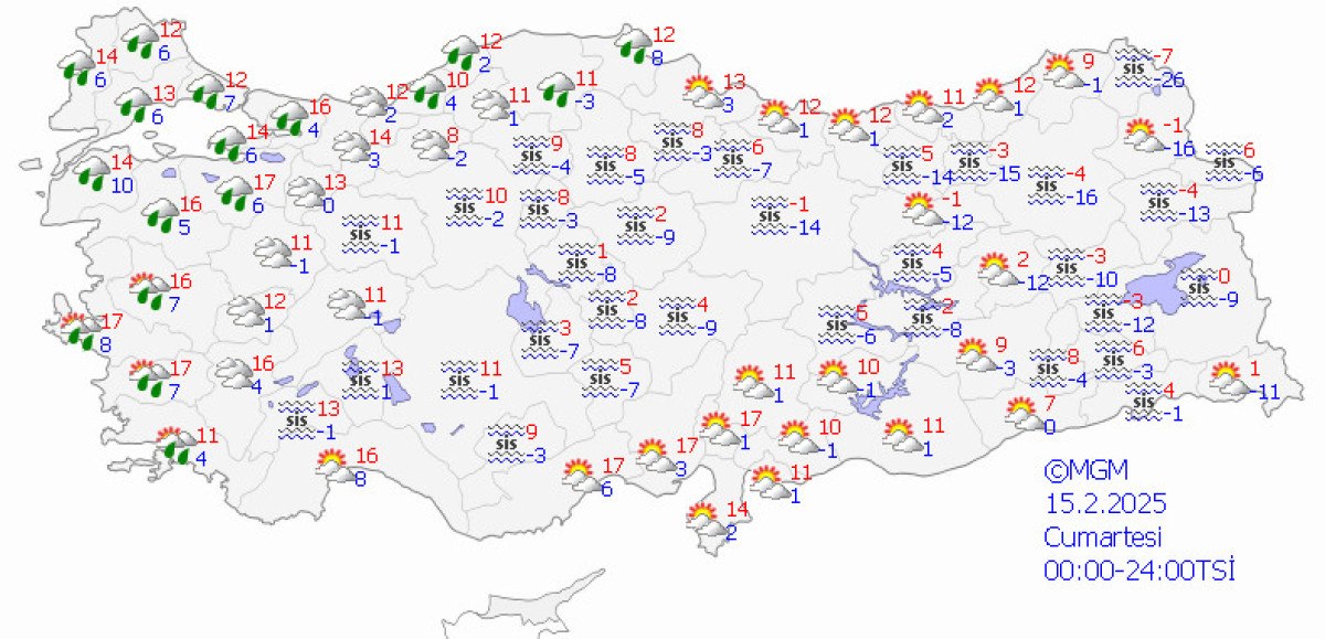 Hava Tahminleri: Soğuk Hava ve Yağışlar Türkiye'yi Etkileyecek