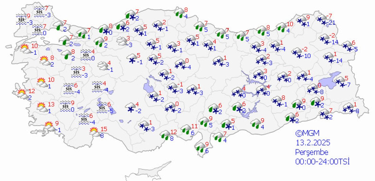 Hava Tahminleri: Soğuk Hava ve Yağışlar Türkiye'yi Etkileyecek