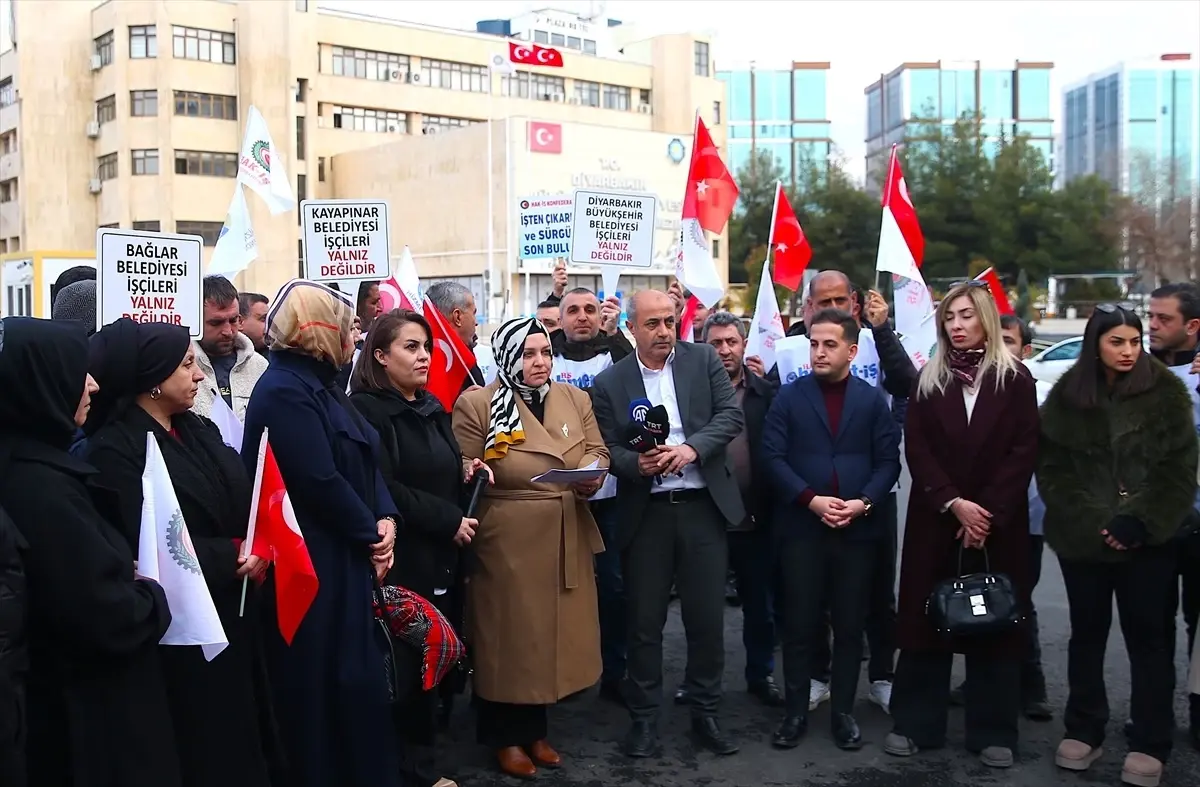Hizmet-İş Sendikası, Diyarbakır'daki işçilere destek vermek amacıyla gerçekleştirdiği ziyarette, işçi