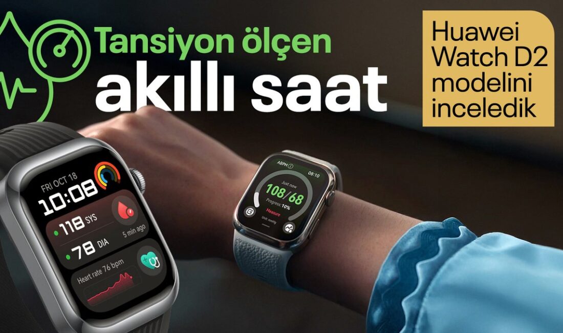 Huawei Watch D2, sağlık ve teknolojiyi bir araya getirerek kullanıcıların