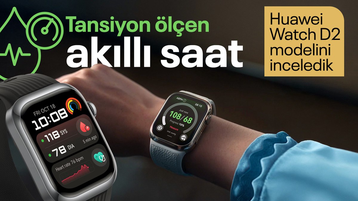 Huawei Watch D2, sağlık ve teknolojiyi bir araya getirerek kullanıcıların