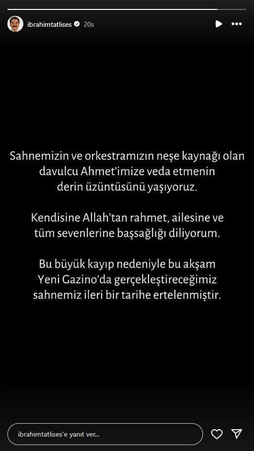 İbrahim Tatlıses'in Yakın Dostu Ahmet İzgi'yi Kaybetmesi