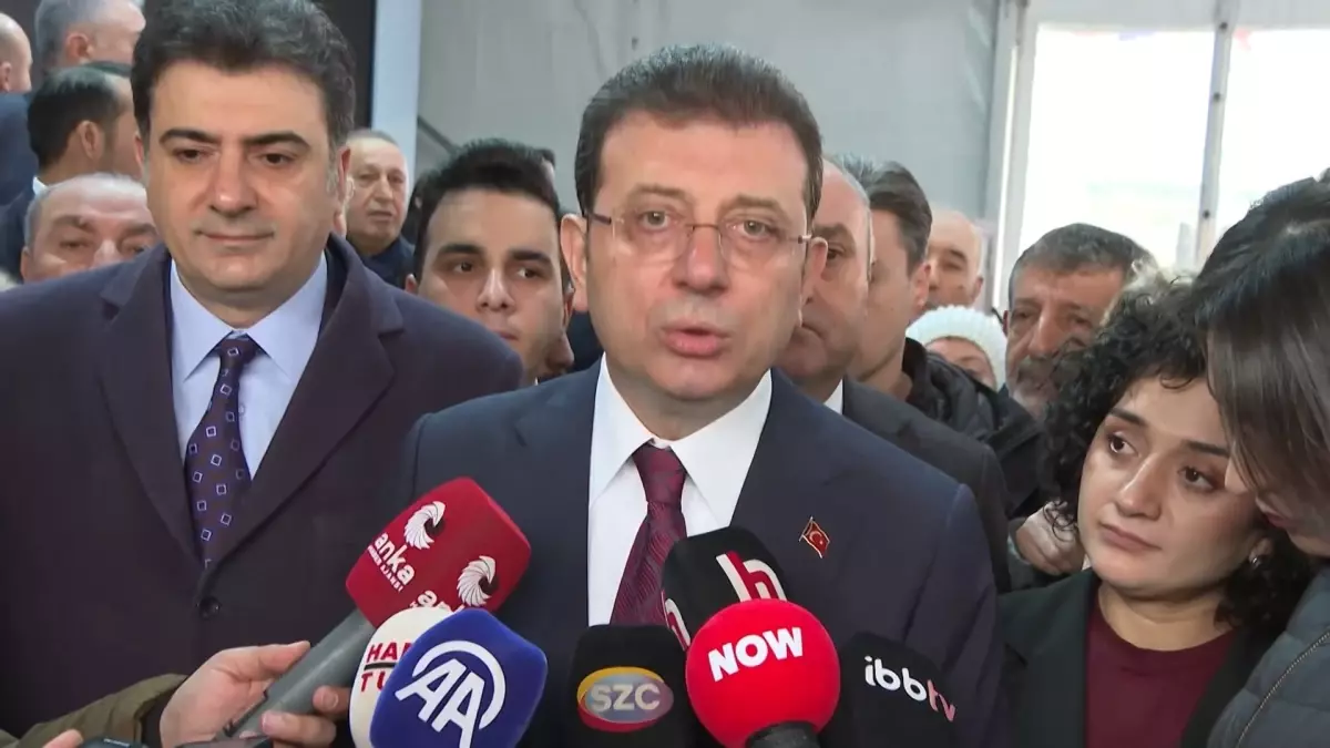 İmamoğlu, Bağcılar ve Güngören çevre projesinin temel atma töreninde erken