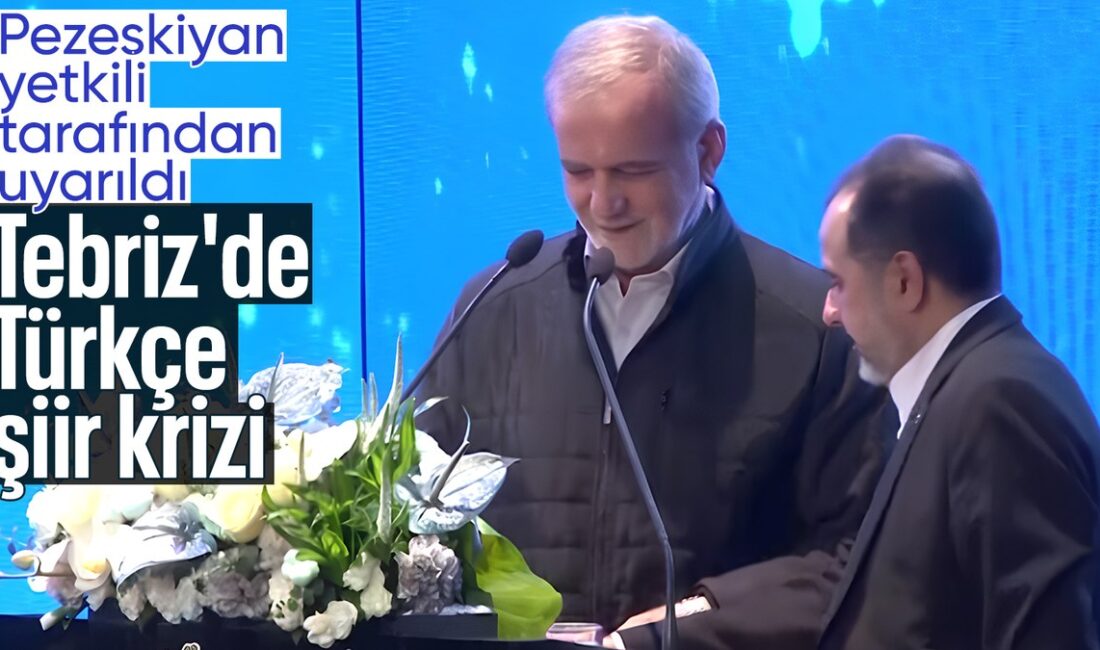 İran Cumhurbaşkanı Mesud Pezeşkiyan, Tebriz'de katıldığı bir programda ünlü Tebrizli