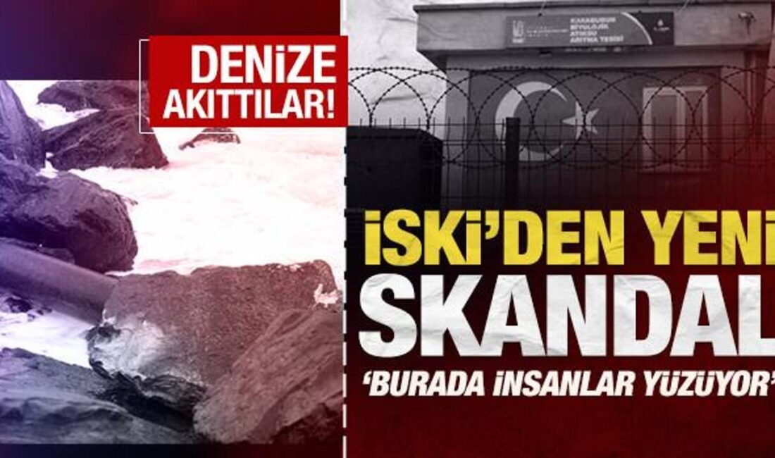İSKİ Karaburun Biyolojik Atık Su Arıtma Tesisi'nde yaşanan atık su