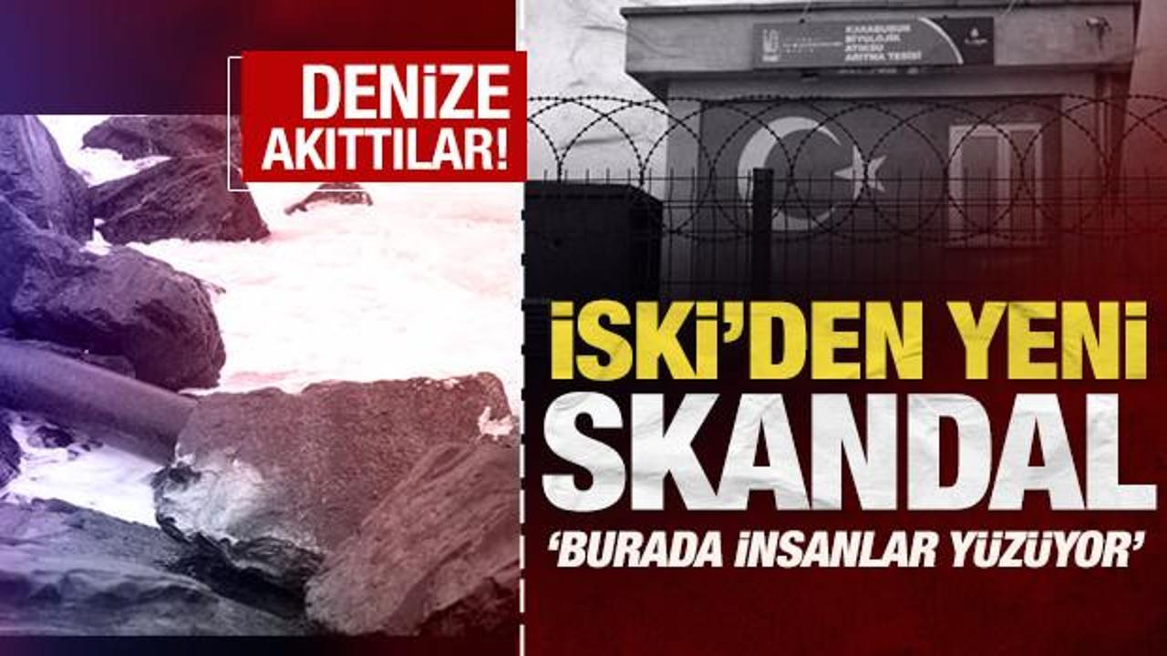 İSKİ Karaburun Biyolojik Atık Su Arıtma Tesisi'nde yaşanan atık su